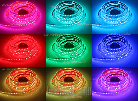 Tira de led 3838 24V IP65 RGB 112led/m Tira de led 3838 24V IP65 RGB 112led/m