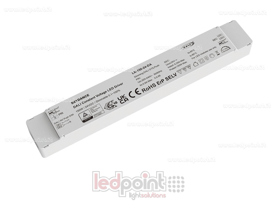 Fuente de Alimentación 150W 24V DALI Push-Dim SkyDance Fuente de Alimentación 150W 24V DALI Push-Dim SkyDance