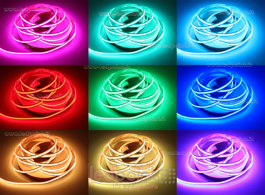 Tira de led COB 24V IP20 RGB 840led/m FA2-RGB-840OR2 Tira de led COB 24V IP20 RGB 840led/m FA2-RGB-840OR2