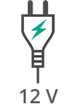 Tensione di esercizio della striscia LED: 12V