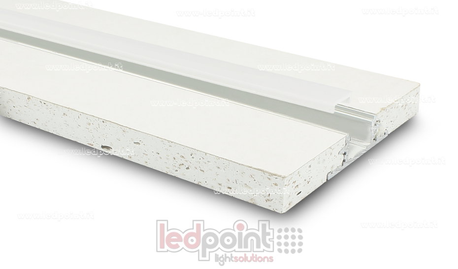 Perfil en aluminio para tiras de led PR-CR4412 Perfil en aluminio para tiras de led PR-CR4412
